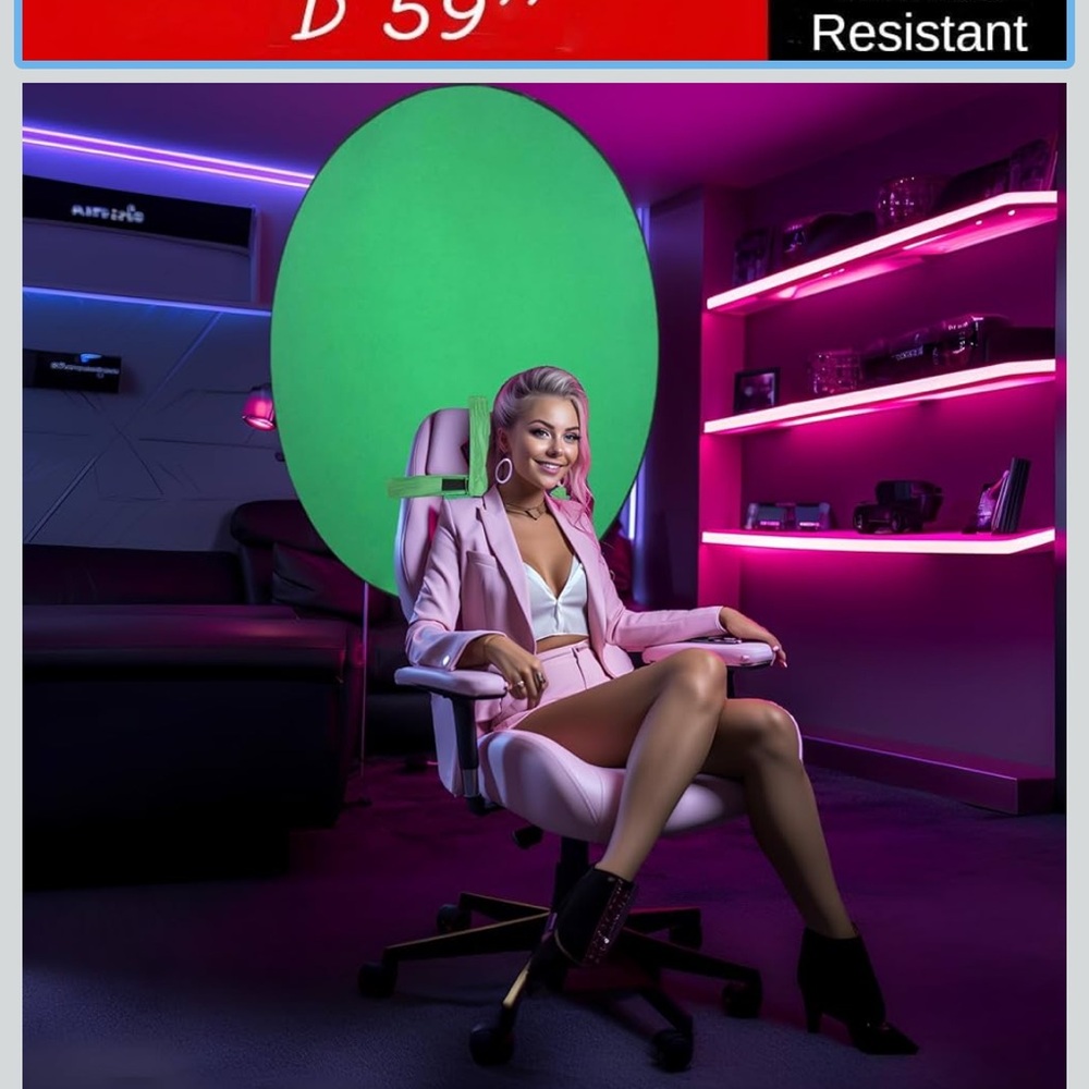 Portable Green screen backdrop for video